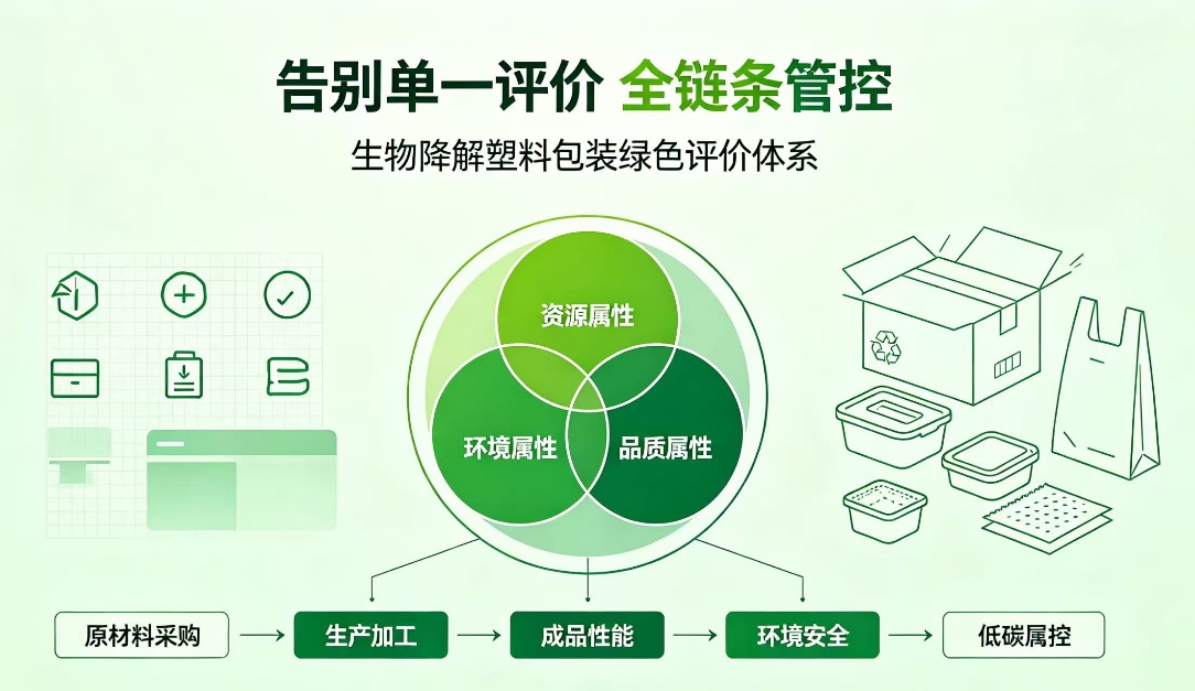 《绿色产品评价生物降解塑料包装制品》团体标准正式发布!
