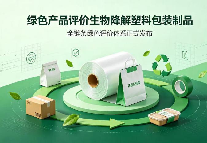 《绿色产品评价生物降解塑料包装制品》团体标准正式发布!